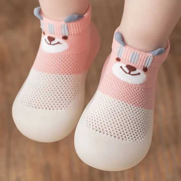Baby Shoes Nonslip Floor Socks Kids  Soft Rubber Sole Crib Shoes Breathable Toddler Booties Children Sneaker