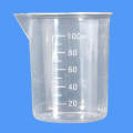 Poly Lab Plastic Beaker 100 ml for Laboratory Use.