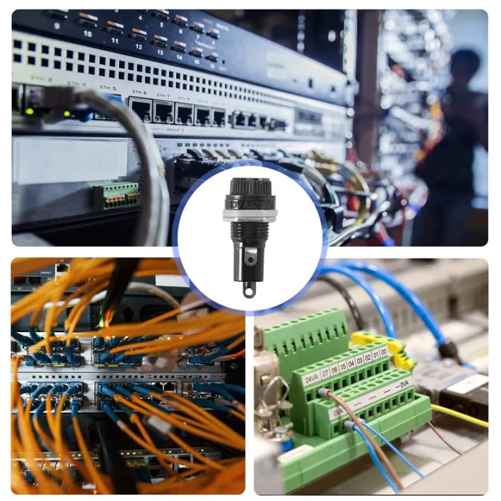 10%20Pcs%20Electrical%20Panel%20Mounted%205%20x%2020mm%20Fuse%20Holder%20-%20Image%207