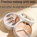 Vnce Lncei Korea Tfit 3 Color Concealer Palette Professional Makeup Face Eye Contour Face Spot Concealer Dark Circle Correcting Face Makeup.