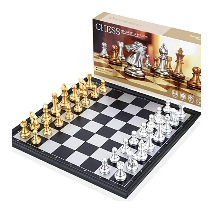 Magnetic%20Chess%20%20-%209.5%20Inch%20(Gold%20&%20Silver)%20-%20Image%202