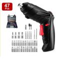 47pc Cordless Electric Screwdriver Rechargeable Lithium Battery Mini Drill.
