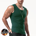 s！！ Thermal Underwear O-Neck Stretchy Autumn Fleece Lining Bottoming Thermal Underwear Elastic Men Top for Outdoor. 