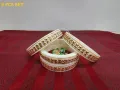 White & Red Latest Design Shakha Pola Bangles for Women , Party , Wedding , Anniversary , Durga Puja & All Time Use Shakha Bangles.. 