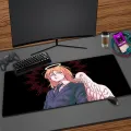 Anime Mousepad Locking Edge XXL Chainsaw Man Mouse Pad Gaming Accessories Rubber Speed Control MouseMat Manga Player Desk Mats. 