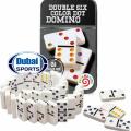 Dominoes Game set 28_Double Six  Black  Dot. 