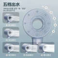 Wear hollow pressurized bathroom handheld filter spray shower head. 