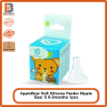 AppleBear Soft Silicone Feeder Nipple Size: S 0-3months 1pcs. 