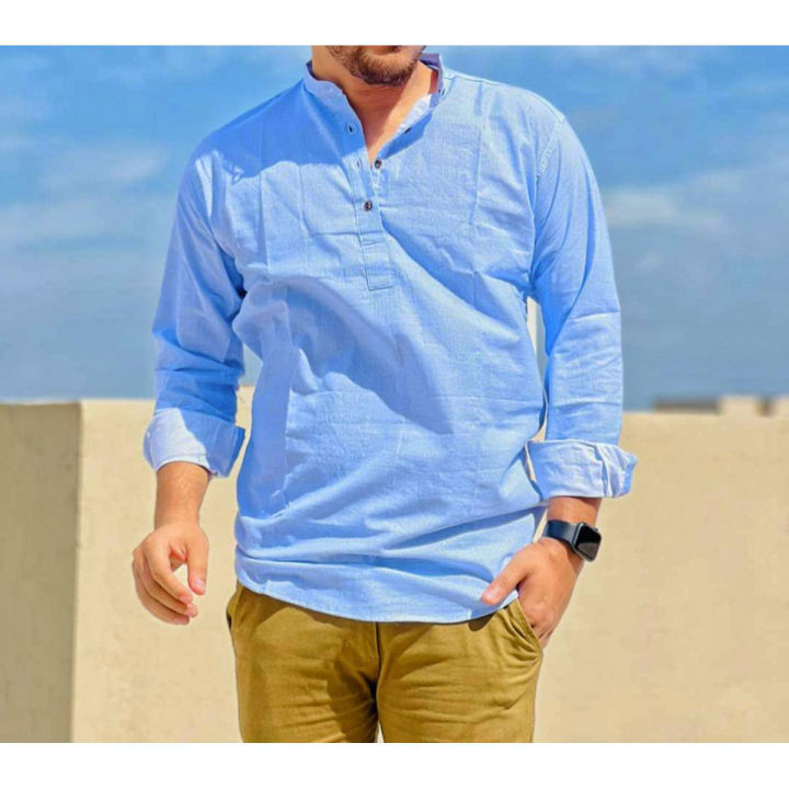 Katua%20%7C%20Trendy%20Men's%20Sky%20Color%20Formal%20Katua%20%7C%20Fatua%20-%20Image%203