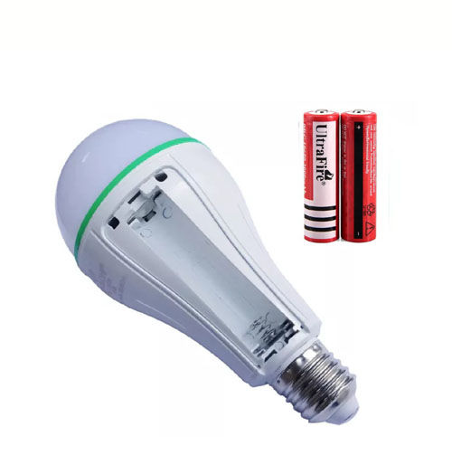 3.7v Double Battery LED Light AC/DC Rechargeable | Daraz.com.bd