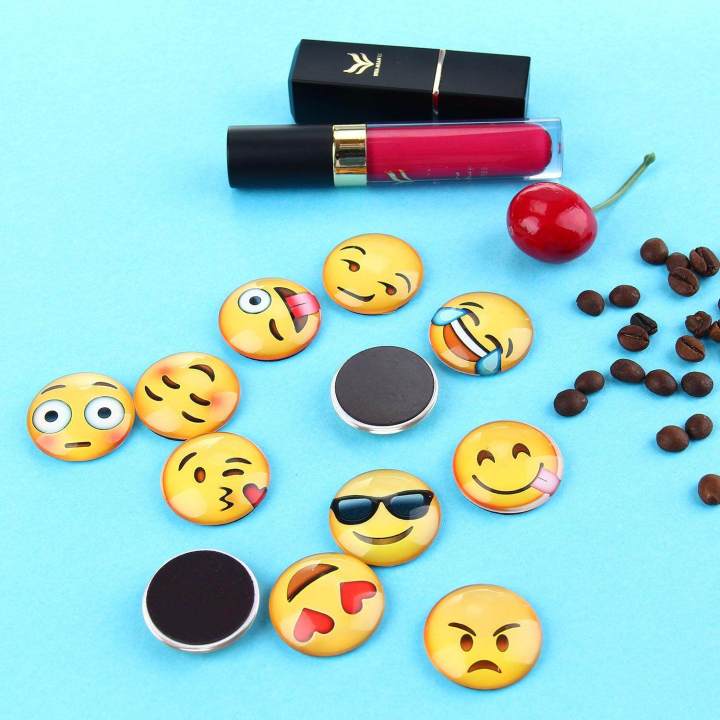 Emoji%20Fridge%20Magnets%2012pcs%20Refrigerator%20Magnets%20Set%20For%20Kitchen%20Decor%20Magnetic%20Message%20Whiteboard%20Office%20Cabinets%20-%20Image%208