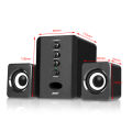 SADA D-202 /D-207 USB Wired Combination Computer Speakers Bass Stereo Music Player Subwoofer Sound Box for Desktop Laptop. 