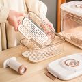 Vacuum Sealed Canister Household Fresh-keeping Box Refrigerator Food Organizers Containers Drainable Kitchen Storage Fruit Tank. 