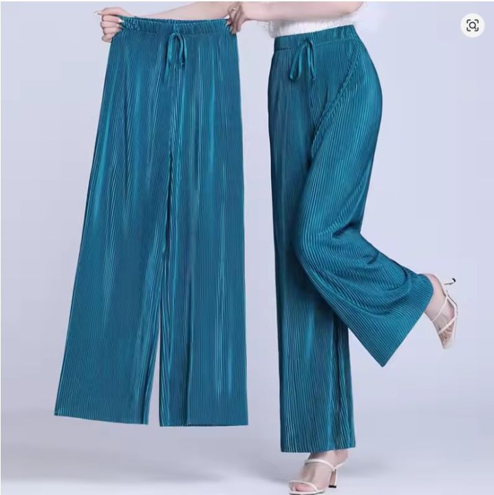 Korean%20Pajamas%20Palazzo%20Women%20Pallazo%20Plus%20Size%20Girls%20Palazo%20Bootcut%20Muslimah%20Bottoms%20Attire%20-%20Image%204