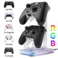 Baoer RGB Gaming Controller Holder Compatible For Switch Pro/Ps5/Ps4/Ps2/Ps3/XboxSeries Universal Controller Stand Accessories For Desk Gamers. 