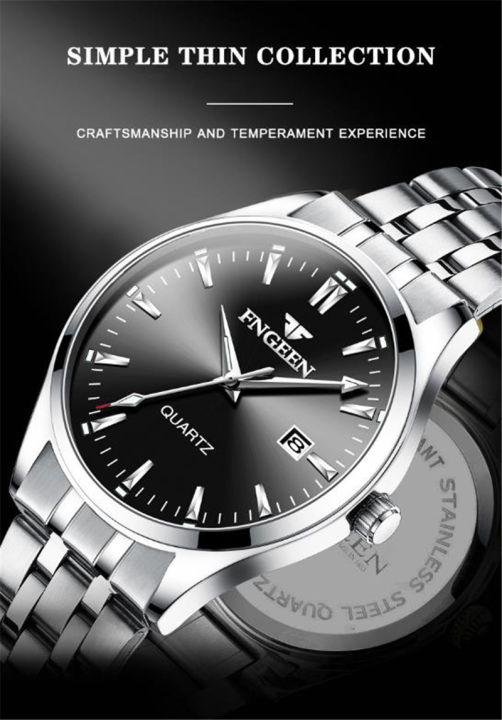 Ststaunch%20FNGEEN%20Men's%20Watch%20Business%20Trend%20Waterproof%20All%20Steel%20Wrist%20Watch%20%20Fashion%20Calendar%20Luminous%20Watch%20Ultra%20Thin%20Student%20Men's%20Quartz%20Watch%20Men's%20Casual%20Business%20Watch%20-%20Image%206