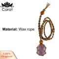 Carat Necklace Pendant Holder Hand-woven Empty Stone Holder Necklace Cord. 