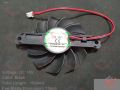 Fan DC 18V Brushless Motor Black Color With Short Cable & 2 Pin Connector For Induction Burner. 