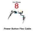Power Flex With LED Flash Light Replacement For iPhone 7 8 Plus X XR XS 11 Pro Max Mute Volume Switch Flex Cable. 