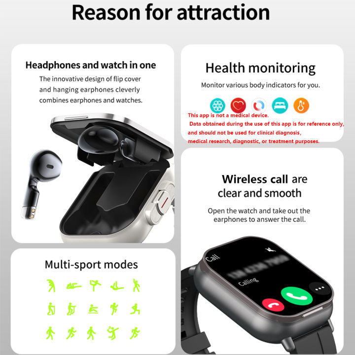 2024%20NEW%20D8%202%20In%201%20Smart%20Watch%20With%20Earbuds%20With%202%E2%80%9D%20Touchscreen%20Payment%20Function%20Heart%20Rate%20Blood%20Pressure%20Monitor%20For%20Men%20Women%20-%20Image%202