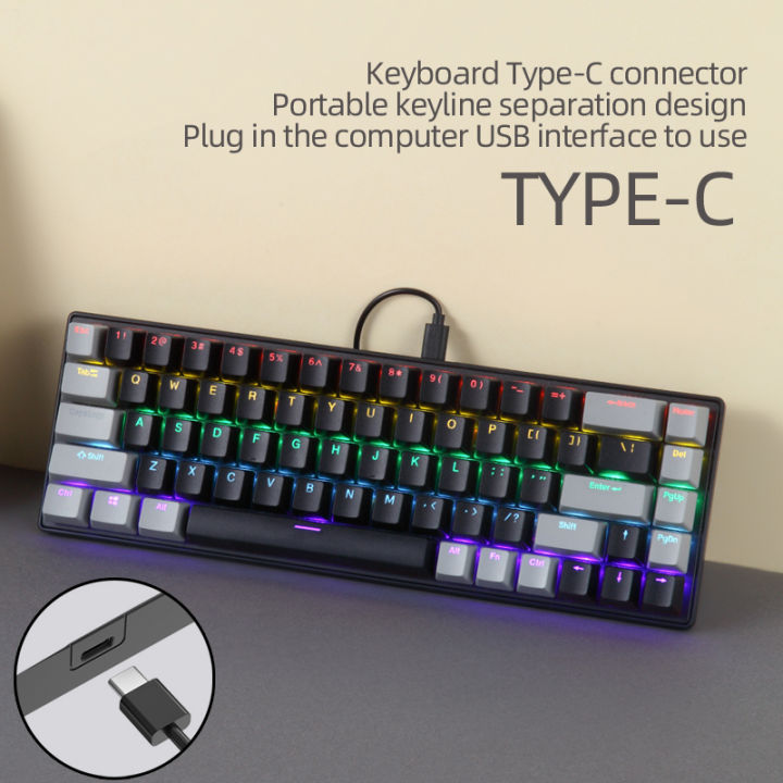 R680%20Mechanical%20Keyboard%20Gaming%20Wired,APAYADO%2068-Key%20Layout%20Mini%20Mechanical%20Keyboard,Full-key%20Punchless,11%20RGB%20Light%20Effects%20-%20Image%205