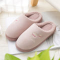 2022 Autumn/Winter New Cotton Women's Warm Thick Sole Anti slip Plush Couple Home Floor Slippers. 
