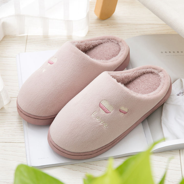 2022%20Autumn/Winter%20New%20Cotton%20Women's%20Warm%20Thick%20Sole%20Anti%20slip%20Plush%20Couple%20Home%20Floor%20Slippers%20-%20Image%207