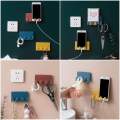 Mobile charger stand Mobile Phone Holders Phone Charger Wall Mounted 4 Hooks Storage Hanger Rack Bathroom Hanging Holder Mobile charger stand walls - Phone Stand - Mobile Stand. 