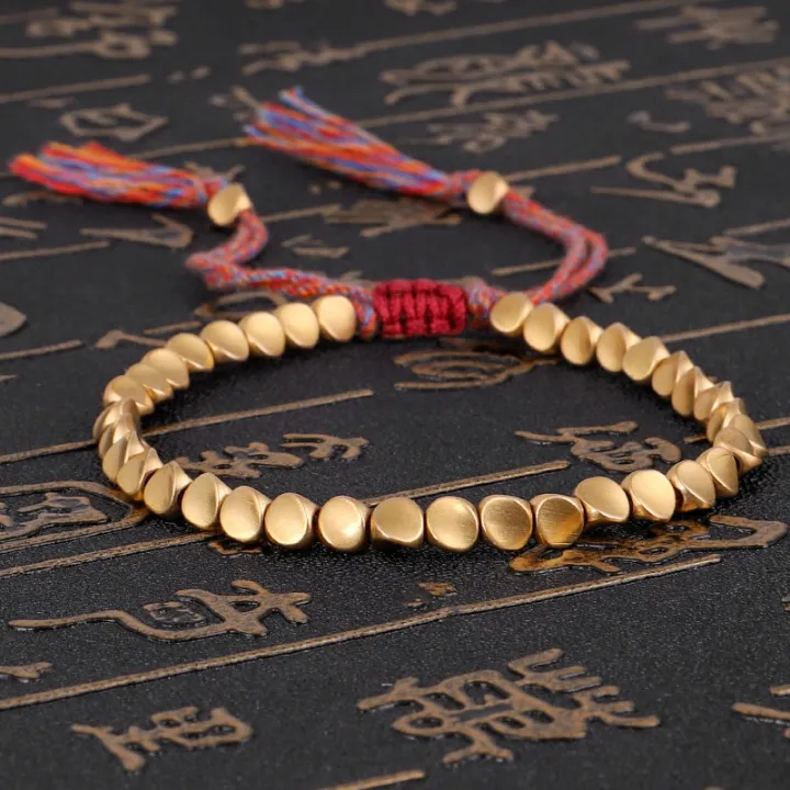 Handmade%20Tibetan%20Buddhist%20Braided%20Cotton%20Copper%20Beads%20Lucky%20Rope%20Bracelet%20For%20Women%20Thread%20Bracelets%20-%20Image%203