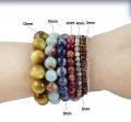 4/6/8/10mm Natural Glass Beads Colorful Glass Stone Round Spacer Loose Beads For Jewelry Making Beadwork DIY Bracelet Necklace. 