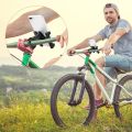 Metal Bike Mobile Holder For mobile phone bracket motorcycle bicycle takeaway rider -Black Easy to Use and Maintain C1. 