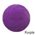 Pet Dog Flying Disk Toy Silicone Material Environmentally Friendly Anti-Chew Dog Puppy Interactive Training Pet Supplies. 