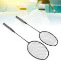 Badminton Racket Highly Elastic Double Badminton Racket Lightweight for Men for Training. 