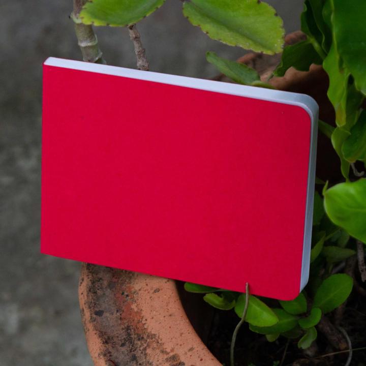Landscape Series Red Notebook (Premium Bianco Paper for Artist)