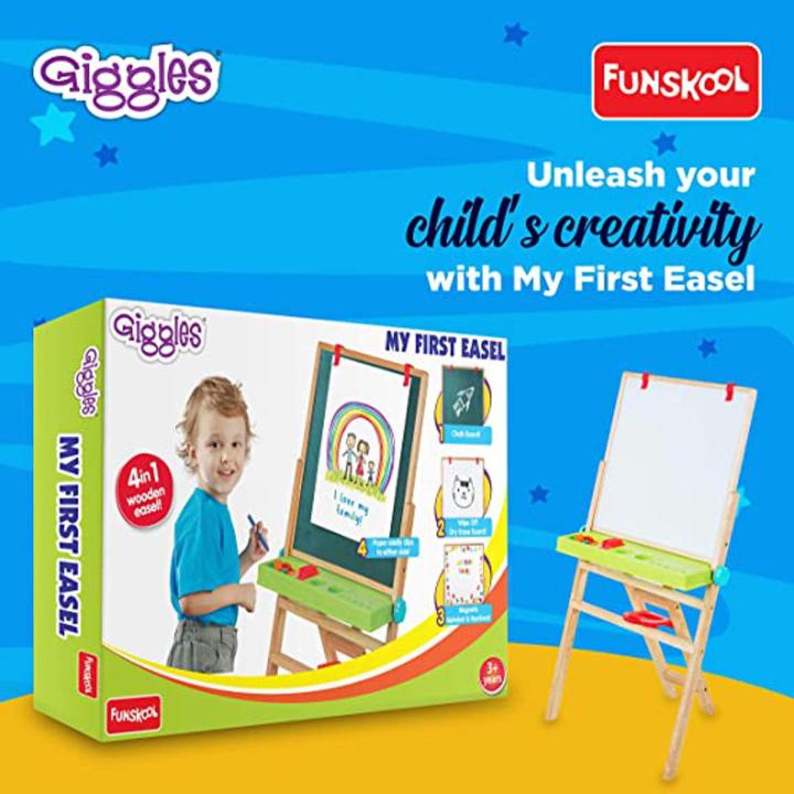 Giggles 4 in 1 My First Easel Funskool