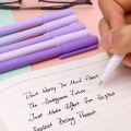 6Pcs/Set 0.5Mm Morandi Color Neutral Pen Office Supplies Student Stationery Black Ink Pens Children Gift.