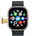 HW Ultra 2 5G Smart Watch 2.02 inch Display Ram 4GB ROM 64GB Dual Camera Front and Rear Direct Audio Video Call Wifi Android 8.1 Google Playstore Smartwatch. 