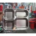 Stainless Steel Divided Plate 4 Section. 