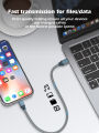 LDNIO 30W Fast Charging Cable, Type-C to Lightning Mobile Phone Charging Cable-1M.