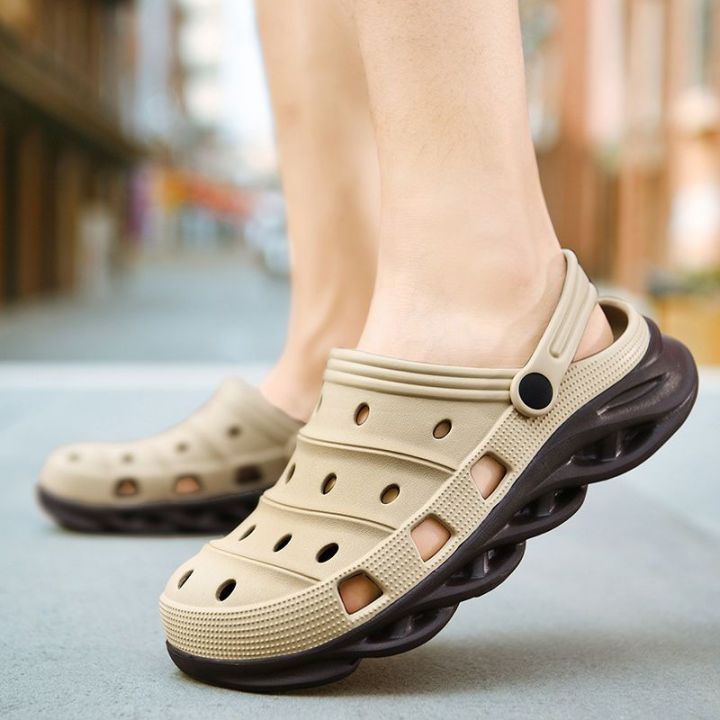 Summer%20New%20Coros%20Shoes%20Men's%20Big%20Toe%20Slippers%20Thick%20Bottom%20Leisure%20Pump%20Sandals%20Bird's%20Nest%20Non-Slip%20Sandals%20-%20Image%206