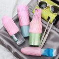 Bathroom Gadget Silicone Leak Proof Cover Elastic Good Tightness Cosmetic Leakproof Sleeve Portable Reusable Anti-leak Sleeve Shampoo Conditioner Bottle. 