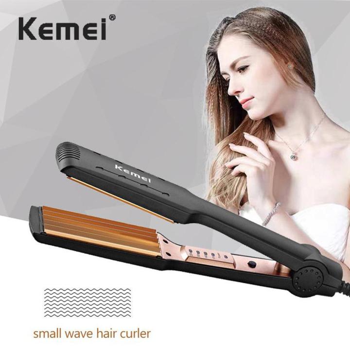 Kemei Km 472 Hair Straightener Hair Curler Daraz .bd