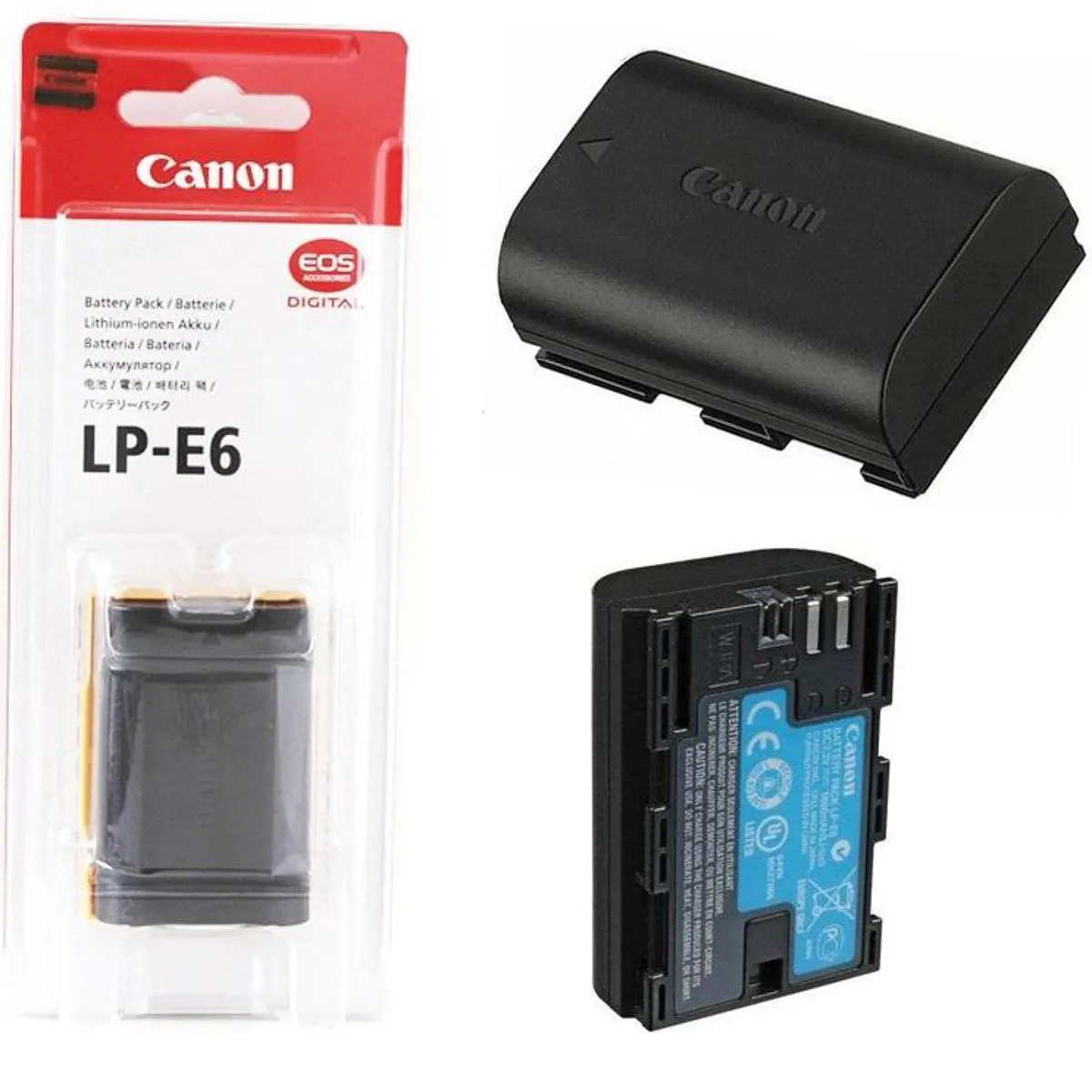 High Capacity LP-E6/LPE6N Battery for Canon EOS 7D Mark II 6D Mark ii 80D  EOS 5D 6D 7D 60D 60Da 70D EOS 5D Mark II EOS 5D Mark III XC10 DSLR Cameras