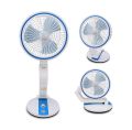New USB Rechargeable Folding Fan With LED Light. 