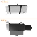 Car Sun Visor Polarized Sunshade Plate Clear Vision Anti-UV Rotatable Adjustable Sun Visor Blocker Driving Vehicle Shield-Black. 