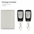 DC 12V 4 Channel 4CH Wireless RF Remote Control Switch 2 Transmitter 443.92MHz with Receiver DIY Tool. 