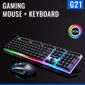 Gaming Mouse And Keyboard Combo G21 Rgb Keyboard Mouse Combo With Rgb Backlit Keyboard - Perfect For Laptop Desktop And Gaming Pc Setup. 