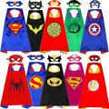 Cartoon Marvel The Avengers Cloak Toy Set Halloween Character Party Cosplay Costume Mask Cloak Kid Toys Captain America Mask Set. 