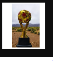 Football Gold Trophy for football tournaments, 7inch and 5inch - 2 pieces.