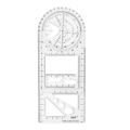 For School Office Architecture Supply Multifunctional Geometric Ruler Geometric Drawing Template Measuring Tool линейка школьная. 